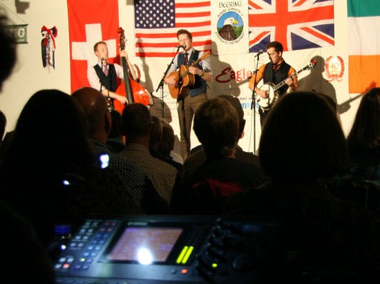 JigJam on stage at Eagle Music event