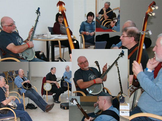 Pat Kelleher long neck banjo workshop